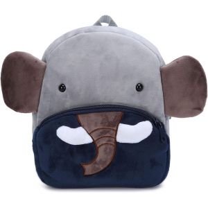 Sac &agrave; Dos Enfant Garderie Maternelle Sac Creche Cadeau d'anniversaire pour b&eacute;b&eacute; Sac Animaux &Eacute;cole Cartoon Mignon pour b&eacute;b&eacute; Fille gar&ccedil;on 1-3 Ans (&Eacute;l&eacute;phant) - Neuf