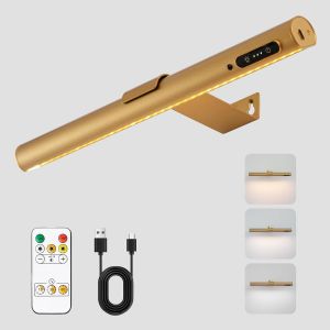 Subzonal-Clairage Tableau Led&iquest;Lampe Murale Sans Fil Avec T&eacute;l&eacute;commande&iquest;&Eacute;clairage De Fl&eacute;chettes Rechargeable&iquest;3 Modes D'&eacute;clairage, Avec Minuterie&iquest;Pour Tableau,La Fresque Et Les Fl&eacute;chettes&iquest;Statues,Etc. - Neuf