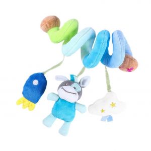 1 Pièce Multifonctionnelle Lit Bébé Jouet Avec La Conception En Spirale De La Pendaison Hochet Pour Poussette Et Siège Auto Compatible Crèche - Neuf