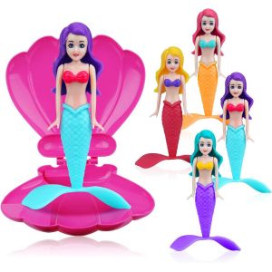 KAL-Mermaid Pool Toy Shell, Coquillage De Sir&egrave;ne For Piscine, Princesse Sir&egrave;ne, Accessoires De Piscine Et Jouets For Enfants, Articles De F&ecirc;te Et Jouets Aquatiques (A) - Neuf
