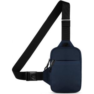 KALANKA-Sacoche Homme Femme Bandouliere Sac Bandoulière des Sports étanche Sport Sling Sac de Poitrine Randonnée Petit Téléphone Portable Crossbody Nylon pour iPhone Samsung Xiaomi BIS zu 7.5" Bleu - Neuf
