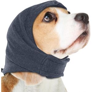 Jgd-Cache-Oreilles Pour Chien Tour De Cou Et Oreilles Protection Oreille Snood Cocker Casquette Bonnet Avec R&eacute;glable Auto-Adh&eacute;sif Chapeau D'hiver Pour Soulager L'anxi&eacute;t&eacute; Contre Bruit (S) - Neuf