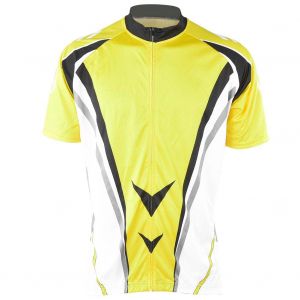 Combinaison De Sport De Plein Air A Manches Courtes Pour Velo, Jaune (L) - Neuf