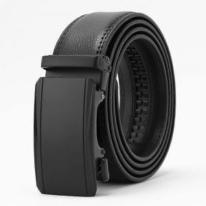 Ceinture En Cuir Pour Homme,Boucle Automatique,Ceinture &Agrave; Cliquet En Cuir &Eacute;dition - Neuf