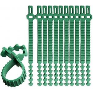CHECARZHN--NO1-10 Pièces À Toute Épreuve Attaches Végétales, 35Cm Bretelles Ajustables Pour Arbres Liens Pour Plantes De Jardin Interlock Pour Le Support De Rosier Arbustif - Neuf