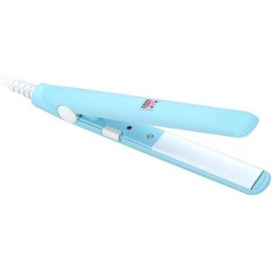 Hair , 2 In 1 Hair , Tourmaline Hot Plate Beauty Flat For All Hair Types, Home Or Salon (Blue) - Neuf