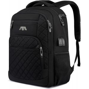Sac à dos pour homme,sac à dos d'école,garçon,adolescent,ordinateur portable,sac à dos pour le travail,la randonnée,les voyages,le camping,Noir,15,6 Zoll,Rucksack - Neuf
