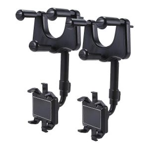2pcs Voiture Rétroviseur Support Support De Téléphone Portable Trois Griffes Ar Navigation Voiture Multifonction 360 - Neuf