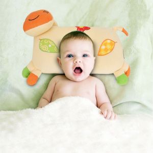 Coussin De Modelage Multifonctionnel Pour Bebe, Coussin Doux Pour Nouveau-Ne, Motif Dessin Anime (Cerf Jaune) - Neuf