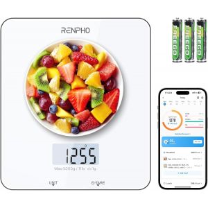 Balance De Cuisine Num&eacute;rique , Balance &Eacute;lectronique Pour La Cuisson Et Le Caf&eacute;, Appareil De Balance De Cuisson Pour C&eacute;to, Macro, Calories Et Perte De Poids Avec Application Pour Smartphone - Neuf