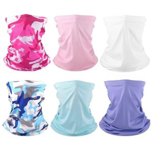 Foulards Cagoules En Plein Air Pour Les Femmes,6 Pcs Respirant Cou Guêtre Élastique Bandana Écharpe - Neuf