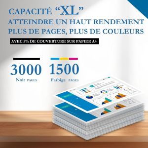 Lc3219Xl Cartouche Compatible Pour Cartouche Encre Brother Lc3219Xl Lc3217 Remplacement Pour Brother Mfc-J5330Dw Mfc-J5335Dw Mfc-J5730Dw Mfc-J6930Dw Mfc-J6530Dw Mfc-J5930Dw(10 Pack) - Neuf