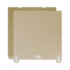MEVRONISSHOP-Plaque de construction en PEI textur&eacute; double face pour imprimante 3D Neptune 3 Pro/Neptune 4 Pro, 235x235mm Plateforme amovible en acier &agrave; ressort flexible r&eacute;sistant aux hautes temp&eacute;ratu - Neuf