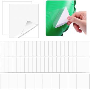 Kit de 50 Patchs Auto-Adh&eacute;sifs TPU 7 x 7 cm pour R&eacute;paration de Jouets Gonflables Piscine Matelas Bateaux Trampolines Canap&eacute;s Anneaux de Natation Ballons de Plage - Neuf