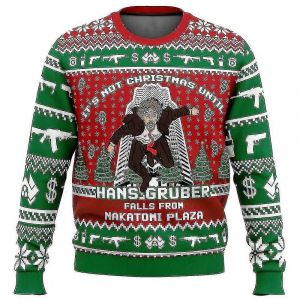 Hans Gruber Automne Nakatomi Plaza Die Hard Ugly Noël Pull Cadeau Père Noël Pull Hommes 3d Swe-Yvan - Neuf