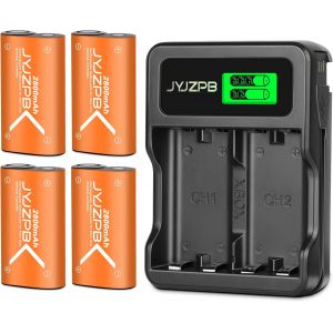 Batterie Pour Manette Xbox One, 4x 2800mah Batterie Pour Manette Xbox One/Xbox Series X/S Avec Chargeur De Batterie Xbox - Neuf