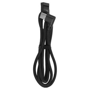 JGD-THERMALRIGHT C&acirc;ble USB2.0 vers USB de type C noir pour le c&acirc;blage de l'&eacute;cran d'affichage de radiateur refroidi &agrave; l'eau, c&acirc;ble de raccordement pour &eacute;cran d'affichage de radiateur refroidi &agrave; l'eau - Neuf