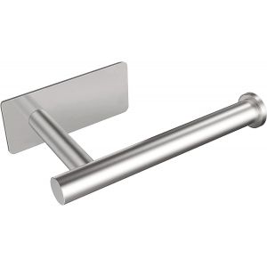 Porte Papier Toilette,Support Papier Toilette Mural,Acier Inoxydable Porte Rouleau Papier Toilette sans Perçage pour Salle de Bain et Cuisine - Neuf