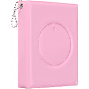 MAA-Album de Reliure de Photocard Mini 3 Pouces avec 32 Poches Petit Livre Porte-Photo pour Collection, Rose - Neuf