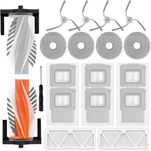 Accessoires pour DJI ROMO P/ROMO A/ROMO S, brosse, sacs, filtres, serpill&egrave;res, 19 pi&egrave;ces de rechange pour robot aspirateur - Neuf