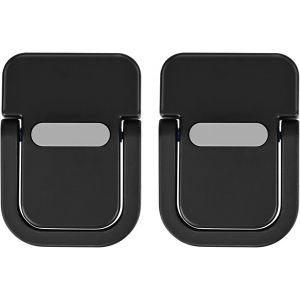 Lot de 2 supports portables invisibles pour ordinateur portable,mini pieds en aluminium,auto-&eacute;l&eacute;vateurs pliables et rafra&icirc;chissants,support de clavier d'ordinateur,convient pour 30,5 &agrave; - Neuf