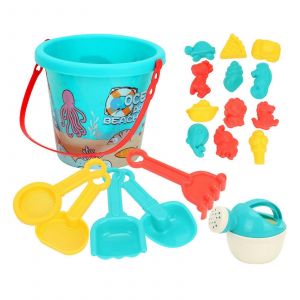 Ensemble de jeux de plage pour enfants, châteaux de sable, moule à sable, seau de plage, cadeau de vacances pour enfants, construction de sable, jouet aquatique pour enfants - Neuf