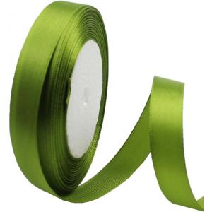 Ruban De Satin Double Face Pour Emballage Cadeau, 15 Mm, Vert Armée De 22 M, Ruban En Tissu Pour Emballage Cadeau, Bouquets, Gâteaux, Décoration De Mariage - Neuf