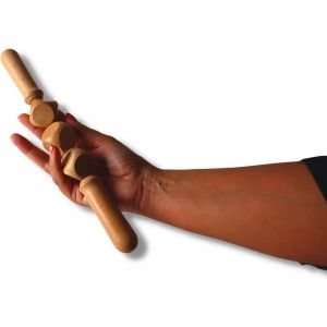 Kal-Roller 3 Cubes Bois Th&eacute;rapie |Massage Du Corps | Mad&eacute;roth&eacute;rapie | Fabriqu&eacute; En Bois De Lotus Naturel | Con&ccedil;u Pour La Th&eacute;rapie Esth&eacute;tique Du Bois En Espagne - Neuf