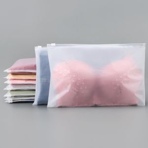 Sac Hermétique Vetement,50 Pièces 30 * 20cm Pochette Voyage Vetement,Pochette Transparente Zippée,Rangement Sous Vetement (Sans Trous de Ventilation) - Neuf
