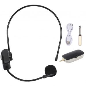 Casque de microphone sans fil UHF Micro de microphone sans fil pour l'enseignement Guide touristique de r&eacute;union - Neuf
