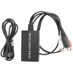 Prise en charge du convertisseur composite vers audio vidéo S-Vidéo et 3RCA CVBS 720P - Neuf