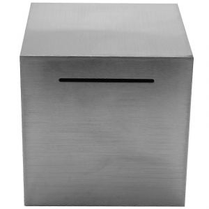 Tirelire sûre en acier inoxydable Stell,banque d'épargne d'argent Safe Box pour les enfants,ne peut sauver que la tirelire qui ne peut pas être retirée - Neuf