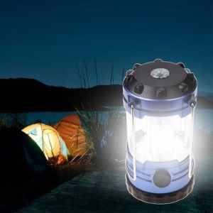 Lampe De Camping Portable Multifonction 12 Led - Éclairage Extérieur Télescopique, Lumineux Et Polyvalent Avec Protection Intelligente - Neuf