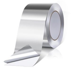 Ruban Adhésif Aluminium,50mmx20m Ruban Scellant Métallique En Aluminium Pour Conduits D'air Haute Temperature,Isolation & Barrière Contre Vapeur Pour Lave-Vaisselle,Plan De Travail,Gouttière - Neuf