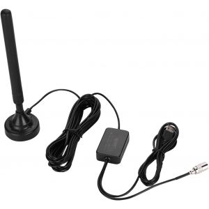 MEVRONISSHOP-Antenne Radio FM &agrave; Gain &eacute;lev&eacute;, Amplification du Signal 25 DB, Plug and Play, Portable, Adapt&eacute;e aux Sols Bas avec Obstructions et Signal Faible - Neuf