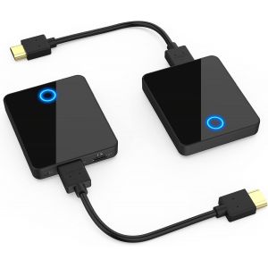CHECARZHN--NO1-Émetteur Et Récepteur Hdmi Sans Fil, Kit D'Extension Hdmi Sans Fil, Full Hd 1080P, Wi-Fi 2,4/5 G, Plug & Play, 1Tx À 4Rx, Portée De 30 M Pour Pc/Ps4/Ordinateur Portable Vers - Neuf