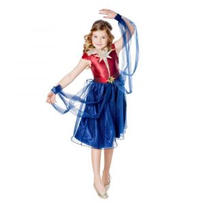 D&eacute;guisement Robe Captain Marvel Premium Fille - Neuf