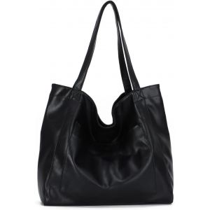 TIANYI-Sacs portés épaule en Cuir Souple Femmes Sac à Main de Grande Capacité Faux Cuir Cabas Vintage Sac Hobo Minimaliste Sac fourre-Tout - Neuf