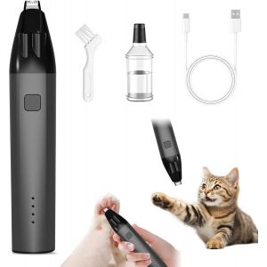 Tondeuse Chien Avec Lumi&egrave;re Led, Tondeuse Pour Chien Et Chats, Tondeuse &Agrave; Pattes, Tondeuse &Agrave; Poils Pour Pattes Rechargeable Pour Chiens, Chats, Pattes, Yeux, Oreilles, Visage, Corps - Neuf