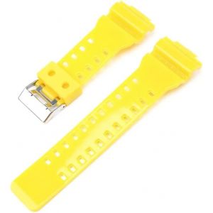 Kal-16mm Bracelet De Montre De Remplacement En Résine Naturelle Pour Montre Pour Homme - Compatible Avec Modèles G-Shock Ga-100/110/140/200/400/700 Gd-100 G-8900 Gw-8900 - Neuf