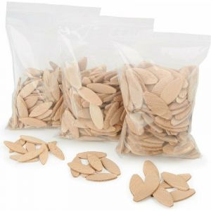 Kit de montage type 10, 100 pièces/taille Placage en hêtre massif Idéal pour les fraiseuses à bois / fraiseuses à placage - Neuf