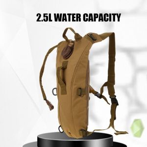 Sac D'hydratation D'exterieur, Accessoire De Sport Pour Randonnee, Cyclisme, Camping (Kaki) - Neuf