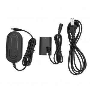 Adaptateur de batterie factice LP-E6 entierement code AC 100-240 V pour appareil photo Canon (UE) - Neuf