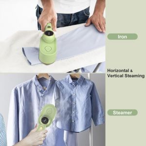 KALANKA-Fer à Repasser Vapeur Portable 1200W, Défroisseur Voyage 140ml, Défroisseur Vapeur Compact/Pliable, Fer à Vapeur 5 Niveaux de Vapeur, Vapeur Steamer à chauffage rapide 9S pour la Maison/les V - Neuf