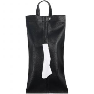 Porte-mouchoirs Housse de boîte de mouchoirs en cuir Étui à mouchoirs Boîte en papier de soie Porte-mouchoirs de voyage pour voitures - Neuf