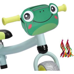 Sept-Sacoche De Guidon Pour Enfant, Panier Velo Enfant R&eacute;sistant &Agrave; L'eau, Accessoire De Velo Tricycle Trottinette, Cadeau Anniversaire Noel Pour Tout-Petit Filles Gar&ccedil;ons, Avec Tassel, Bandouli&egrave;re - Neuf