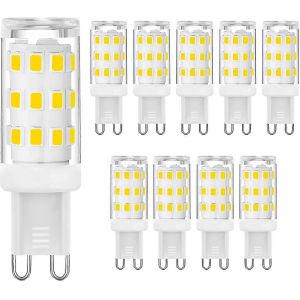 Ampoule Led G9 4000k Blanc Naturel 3w, Ampoule Led Avec Culot G9 &Agrave; Deux Broches (&Eacute;quivalent Halog&egrave;ne 40w), Ampoules G9 &Agrave; &Eacute;conomie D'&eacute;nergie Pour Lustre, Sans Sp - Neuf