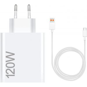 120W TURBOCHARGE Chargeur USB C Chargeur Rapide Adaptateur Secteur pour Xiaomi Mi14 14 Pro Mi13T Mi13 13Pro Mi12 Mi11 Redmi Note 13 12 11 10 Poco X6 X5 X4 - Neuf