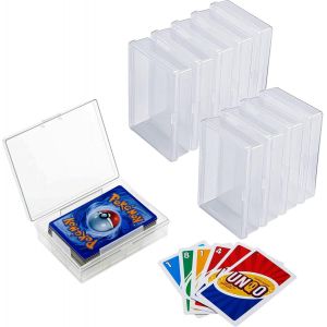 Chenquansarl-8 Pi&egrave;ces Bo&icirc;te &Agrave; Cartes &Agrave; Jouer 75x104x26 Mm, Volume &Eacute;lev&eacute; Bo&icirc;tes De Rangement En Plastique (Bo&icirc;te Unique Pour 54 Feuilles De Poker) - Neuf