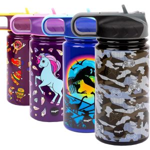 Gourde Isotherme Enfant En Acier Inoxydable I Bouteille Enfant Pour École I Bouteille Isotherme Enfant I Sans Bisphénol A Pour L'école Ou Pour Le Sport | Pour Garçons Et Filles - 600 Ml - Neuf